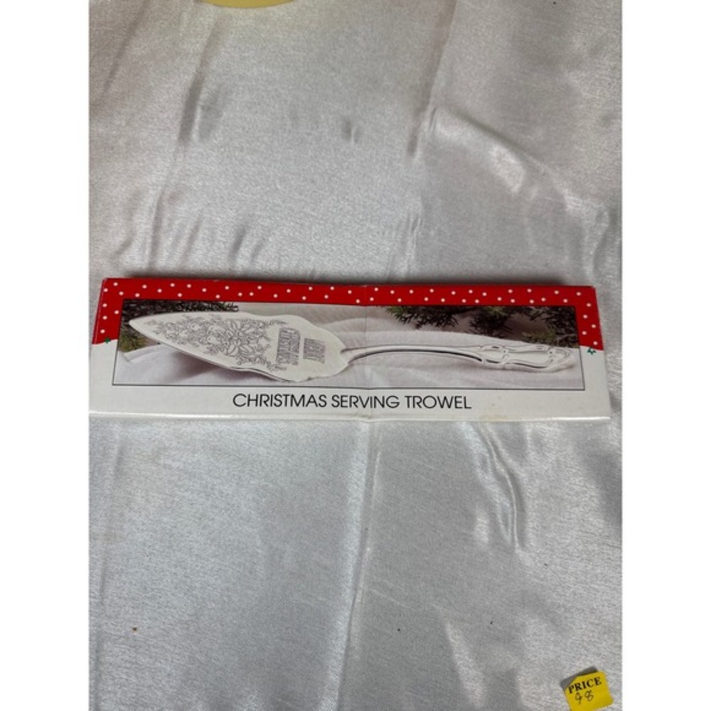 International‎ Silver Merry Christmas Serving Trowel Spatula in Box